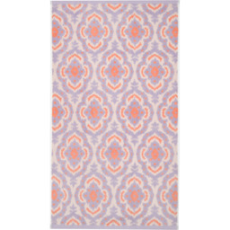 Allure Bath Fashions Cotton Ikat Sculpted Patterned Hand Towel 2 Pack - Size: 50 x 90cm - Purple - Wilko - thumbnail 4