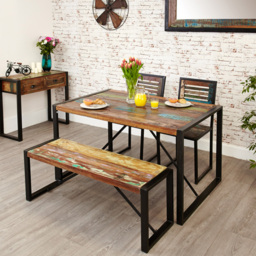 Baumhaus Urban Chic 2 Drawer Console Table - Multi - Wilko - thumbnail 6