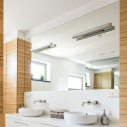 MirrorOutlet Circuitt 4mm Mirror Glass Sheet with Hole 183 x 91cm - Clear - Wilko - thumbnail 3
