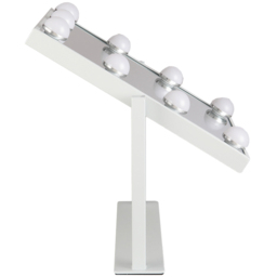 Living and Home White Hollywood LED Vanity Mirror - Size: 35.5 x 30.5 x 6cm - Wilko - thumbnail 4
