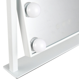 Living and Home White Hollywood LED Vanity Mirror - Size: 35.5 x 30.5 x 6cm - Wilko - thumbnail 6