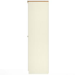 Crowndale Warwick 3 Door Cream Ash and Oak Triple Mirror Wardrobe - Wilko - thumbnail 4