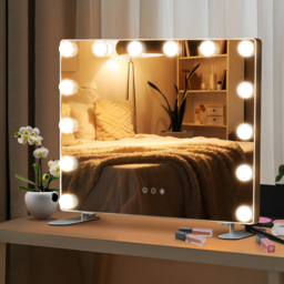 Costway White Hollywood Vanity Mirror - Size: 50 x 18 x 43cm - Wilko - thumbnail 4