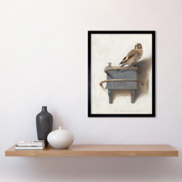Artery8 Fabritius The Goldfinch Framed Wall Art Print 30 x 41cm - Size: 43.3 x 33.3 x 1.5cm - Brown - Wilko - thumbnail 3