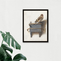 Artery8 Fabritius The Goldfinch Framed Wall Art Print 30 x 41cm - Size: 43.3 x 33.3 x 1.5cm - Brown - Wilko - thumbnail 4
