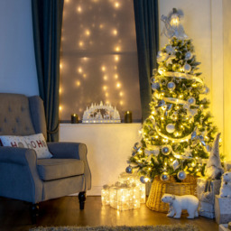 The Christmas Workshop Foldable Willow Christmas Tree Skirt - Wilko - thumbnail 4