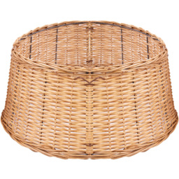 The Christmas Workshop Foldable Willow Christmas Tree Skirt - Wilko