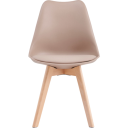Eva Brown Padded Single Dining Chair - Size: Set of 1 - MCC - Wilko - thumbnail 3