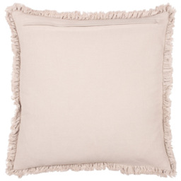 Yard Bertie Natural Cotton Velvet Cushion - Size: 45 x 45cm - Cream - Yard Living - Wilko - thumbnail 3