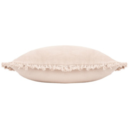 Yard Bertie Natural Cotton Velvet Cushion - Size: 45 x 45cm - Cream - Yard Living - Wilko - thumbnail 4