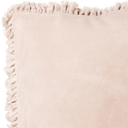 Yard Bertie Natural Cotton Velvet Cushion - Size: 45 x 45cm - Cream - Yard Living - Wilko - thumbnail 5