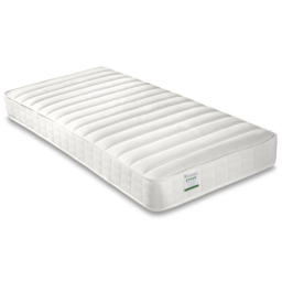 Bedmaster Oliver Triple Sleeper White Bunk Bed with Spring Mattresses - Size: Single + Small Double - Wilko - thumbnail 3