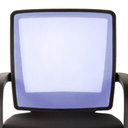 Teknik Star Mesh Blue Mesh Chair - Size: 44 x 45 x 48cm - Wilko - thumbnail 5