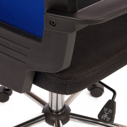 Teknik Star Mesh Blue Mesh Chair - Size: 44 x 45 x 48cm - Wilko - thumbnail 6