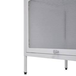 H&O Direct 3 Door Vertical Flip-Up Design File Cabinet - Size: 121 x 60 x 37.5cm - White - Wilko - thumbnail 5