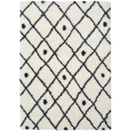 Homemaker White Snug Nomadic Shaggy Rug 160 x 230cm - Wilko - thumbnail 1