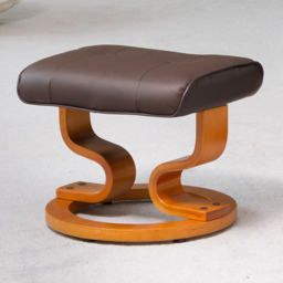 Artemis Home Calhoun Brown Swivel Recliner Chair with Footstool - Size: Single - Wilko - thumbnail 4