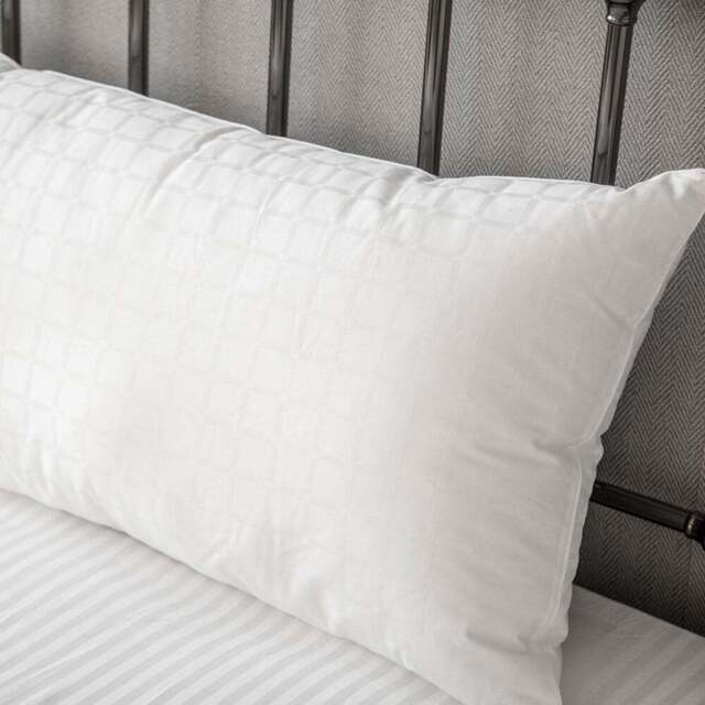 Serene Hotel Filled XL Pillow 50 x 90cm - Size: Single - White - Wilko - image 1