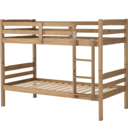 Seconique Panama Single Natural Wax Bunk Bed - Brown - Wilko - thumbnail 3