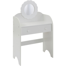 Liberty House Toys Kids White Dressing Table and Stool Set - Wilko - thumbnail 5