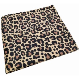 Leopard Print Rabbit Faux Fur Throw - Neutral - My Home - Wilko - thumbnail 3