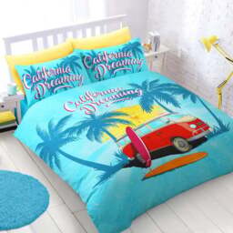 Velosso California Dreaming Single Duvet Set - Multi - Serene - Wilko - thumbnail 1