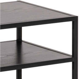 Florence Seaford 3 Shelf Black Metal TV Unit - Furniture To Go - Wilko - thumbnail 6