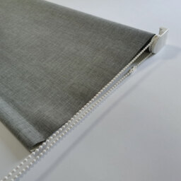 Textured Blackout Roller Blind Silver 180cm - Wilko - thumbnail 1