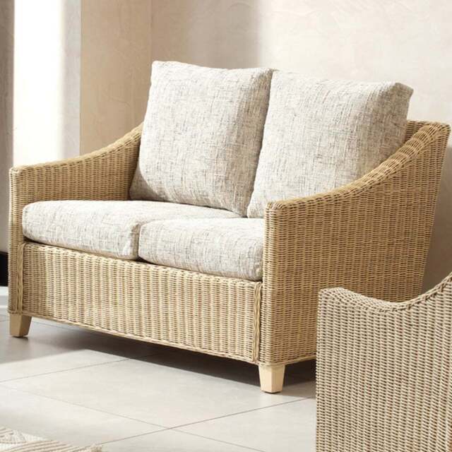 Desser Furniture Dijon 2 Seater Farrow Sofa - Cream - Wilko - image 1