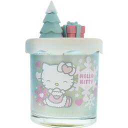 Hello Kitty Seasons Winter Frosted Berries Candle 2ith 3D Silicone Lid 213g - Size: 16.2 x 9.6 x 10cm - Multi - Wilko