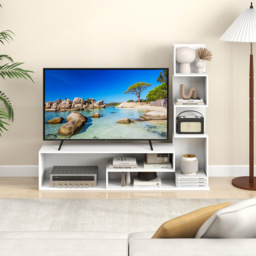 Costway White Media Console Table - Size: 145 x 30 x 121cm - Wilko - thumbnail 5