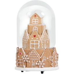 Gingerbread Theme Snow Globe Multicolour - Candy Cane Lane - Wilko - thumbnail 1