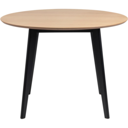 Florence Roxby Round Dining Table Oak and Black - Furniture To Go - Wilko - thumbnail 4
