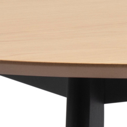 Florence Roxby Round Dining Table Oak and Black - Furniture To Go - Wilko - thumbnail 6