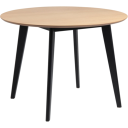 Florence Roxby Round Dining Table Oak and Black - Furniture To Go - Wilko - thumbnail 3