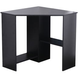 Home Source Wellington 2 Shelf Corner Computer Desk Black - Size: 75 x 71.5 x 71.5cm - Wilko - thumbnail 3