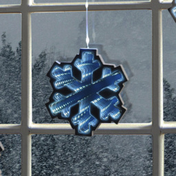 9 Piece Snowflake Infinity Curtain LightsBlue - Wilko - thumbnail 7