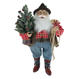 Cowboy Standing SantaMulticolour - Santa's Chalet - Wilko - thumbnail 3