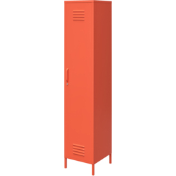 Novogratz Cache Single Door Orange Metal Locker Storage Cabinet - Size: 184 x 38 x 40cm - Wilko - thumbnail 6