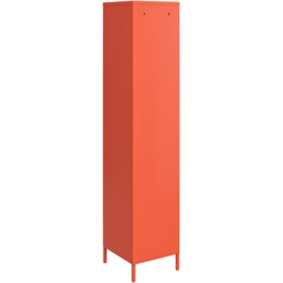 Novogratz Cache Single Door Orange Metal Locker Storage Cabinet - Size: 184 x 38 x 40cm - Wilko - thumbnail 4