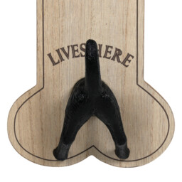 Single Personalised Dog Plaque 21 x 12.5cm in Assorted styles - Size: 12 x 21 x 6cm - Wilko - thumbnail 5