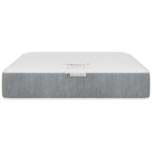 DS Living Tranquil Double 13.5g Bonnell Spring Gel Comfort Layer Mattress - White - Wilko - image 1