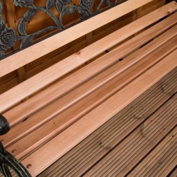 Garden Vida Rose Style Garden Bench - Size: 2 Seater - Brown - Wilko - thumbnail 5