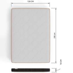 GFW SleepyCastle Small Double Pocket Sprung Mattress - White - Wilko - thumbnail 7