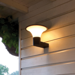 Luxform Perth Anthracite Wall Light - Size: 26 x 26.3 x 14.2cm - Black - Wilko - thumbnail 4