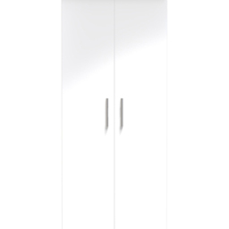 Crowndale Contrast 2 Door White and Bardolino Oak Tall Wardrobe Ready Assembled - Wilko - thumbnail 4