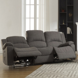 Marldon 3 Seater Dark Grey Electric Recliner Sofa - Artemis Home - Wilko - thumbnail 3