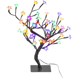 The Christmas Workshop 48 Multicolour LED Blossom Tree - Wilko