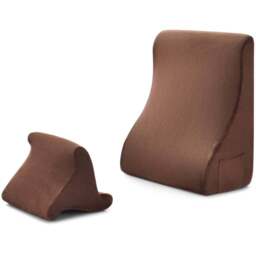 Costway 2 Piece Brown Wedge Pillow Set - Size: Single - Wilko