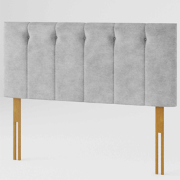 Aspire Furniture Hepburn Single Silver Soft Touch Linen Headboard - Aspire Beds - Wilko - thumbnail 3